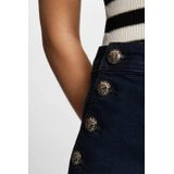 Morgan - Regular Fit - Denim Short - Donkerblauw - Katoenmix