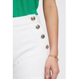 Morgan - Relaxed Fit Short - Ecru - Korte Broeken