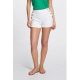 Morgan - Relaxed Fit Short - Ecru - Korte Broeken