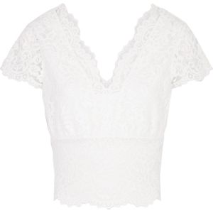 Shirt - Effen - T-shirt - Slanke Pasvorm - Kwartmouw - Licht Transparant