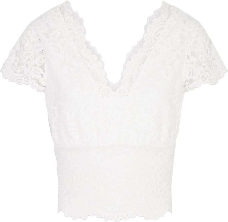 Shirt - Effen - T-shirt - Slanke Pasvorm - Kwartmouw - Licht Transparant