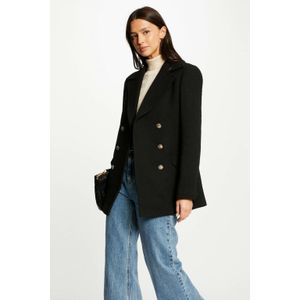 Tussenmantel - Klassieke Mantel - Effen - Normale Pasvorm - Licht Gevoerd