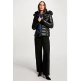 MORGAN - Korte Donsjas - Zwart - Synthetisch Materiaal