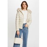 Morgan - Gewatteerde Winterjas - Ivoorkleurig