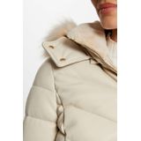 Morgan - Gewatteerde Winterjas - Ivoorkleurig