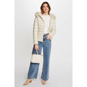 Morgan - Gewatteerde Winterjas - Ivoorkleurig - Dames