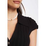 MORGAN - Aansluitende Jurk - Zwart - Viscose