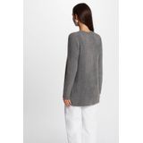 Morgan - Fijngebreid Vest - Dames - Met Openvallende Hals - Lange Mouwen