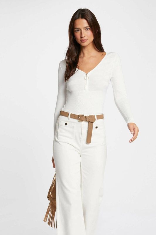 Morgan - Fijngebreide Trui - V-hals - Dames