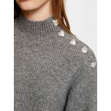 MORGAN - Sweaterjurk - Antraciet Grijs - Lange Mouwen