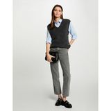 Morgan - Spencer - Antraciet - Mouwloos - V-hals