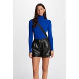 Morgan - Fijngebreide Trui - Dames - Opstaande Kraag - Lange Mouwen