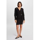 Jurk - 242-RJIMY - Effen - Kort - Aansluitende Pasvorm - Lange Mouw