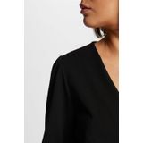 Jurk - 242-RJIMY - Effen - Kort - Aansluitende Pasvorm - Lange Mouw