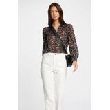 Morgan - Blouse - Panterprint - Bruin/Lichtbruin