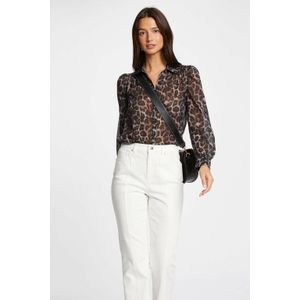 Morgan - Blouse - Panterprint - Bruin/Lichtbruin