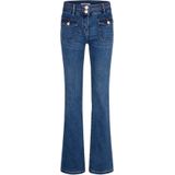 Jeans - Blauw Denim - Slimfit - Lang/maxi - Mid Waist