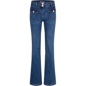 Jeans - Blauw Denim - Slimfit - Lang/maxi - Mid Waist