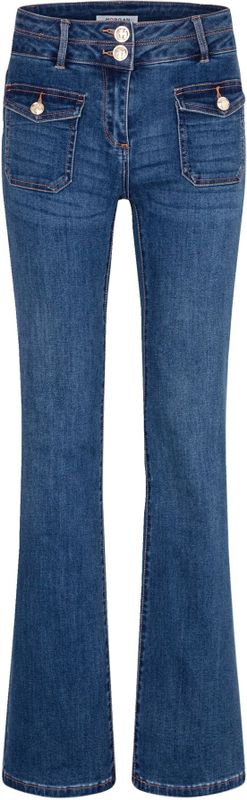 Jeans - Blauw Denim - Slimfit - Lang/maxi - Mid Waist