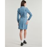 MORGAN - Jeansjurk - Blauw - Katoen - Knoopsluiting