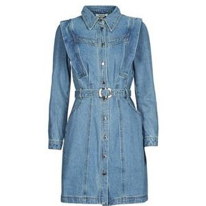 MORGAN - Jeansjurk - Blauw - Katoen - Knoopsluiting