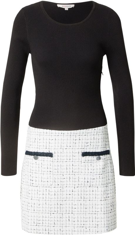 MORGAN - Aansluitende Korte Jurk - Zwart - Viscose