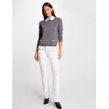 Morgan De Toi - Mshirt 251 - Trui - Lichtgrijs - Viscoseblend - Slim Fit