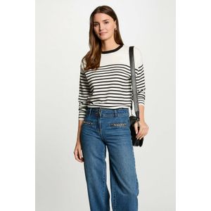 Morgan - Fijn Gebreide Trui - Ecru - Dames