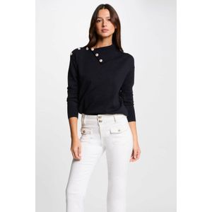 MORGAN - Trui - Marine - Fijn Tricot - Lange Mouwen