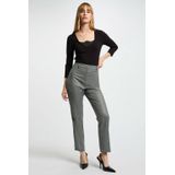 Morgan - Top - Zwart - V-hals - Driekwart Mouwen - Viscose met Kanten Details