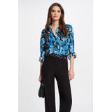 MORGAN - Bedrukt Hemd - Multicolor - Polyester - Tropische Print