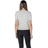 MORGAN - Trui - Off White - Polyester - Korte Mouwen