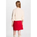 Morgan - Fijn Gebreide Trui - Ivoor - Mix van Polyester en Wol