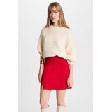 Morgan - Fijn Gebreide Trui - Ivoor - Mix van Polyester en Wol