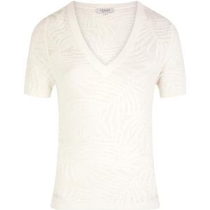 Gebreide Trui - Effen - Knitwear - V-hals - Kwartmouw