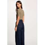 Morgan - MPALM - T-shirt - Kaki - Dames