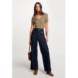 Morgan - MPALM - T-shirt - Kaki - Dames