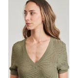 Morgan - MPALM - T-shirt - Kaki - Dames