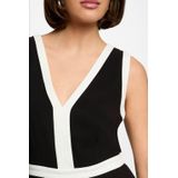 MORGAN - Jumpsuit - Zwart/Wit - Polyester