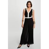 MORGAN - Jumpsuit - Zwart/Wit - Polyester