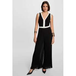 MORGAN - Jumpsuit - Zwart/Wit - Polyester