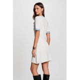 MORGAN - Korte Jurk - Wit - Korte Mouwen - Polyester