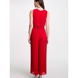 Morgan Losse jumpsuit met geplooide pijpen, Kersen M, 34