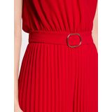 Morgan Losse jumpsuit met geplooide pijpen, Kersen M, 34