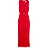 Morgan Losse jumpsuit met geplooide pijpen, Kersen M, 34