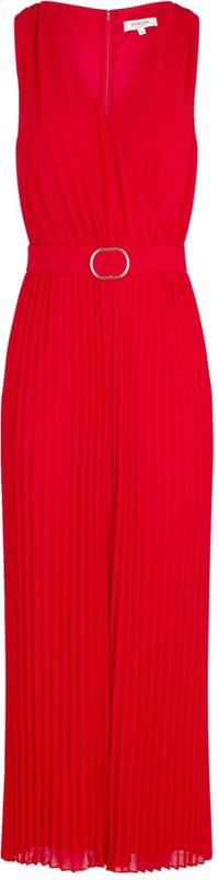 Morgan Losse jumpsuit met geplooide pijpen, Kersen M, 34