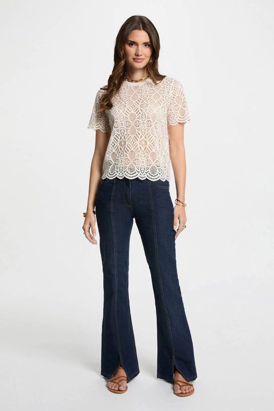 Morgan - Bootcut Jeans - Donkerblauw - Denim