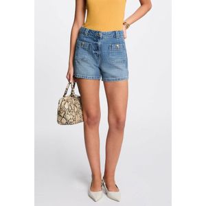 Morgan - Denim Short - Medium Blue - Regular Waist - Katoen