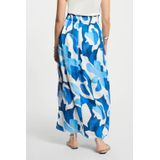 Morgan - Midi Rok - Blauw - Polyester