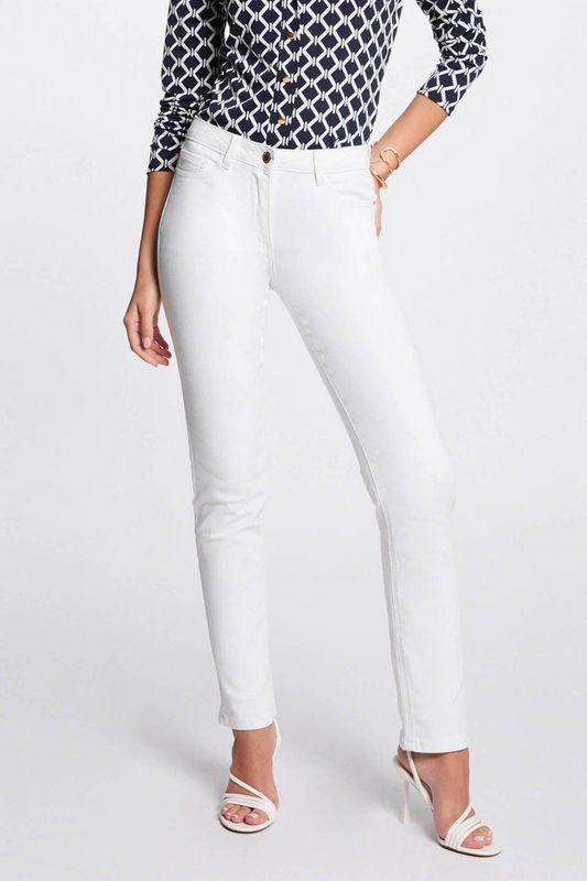 Morgan - Slim Fit - Broek - Wit